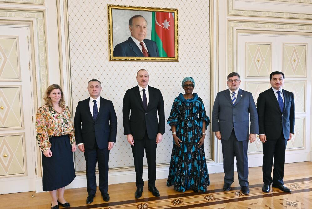 Президент Ильхам Алиев принял исполнительного директора Объединенной программы по борьбе с ВИЧ ООН