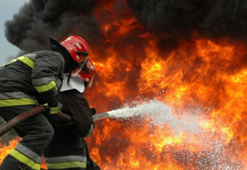 Пожар в хлебобулочном цехе в Ширване