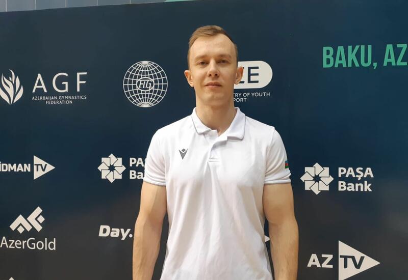 Азербайджанский гимнаст Иван Тихонов вышел в финал Кубка мира в Баку
