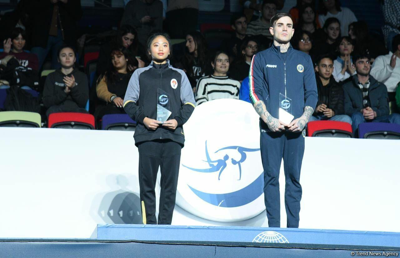 В рамках Кубка мира FIG по спортивной гимнастике в Баку вручили AGF Trophy