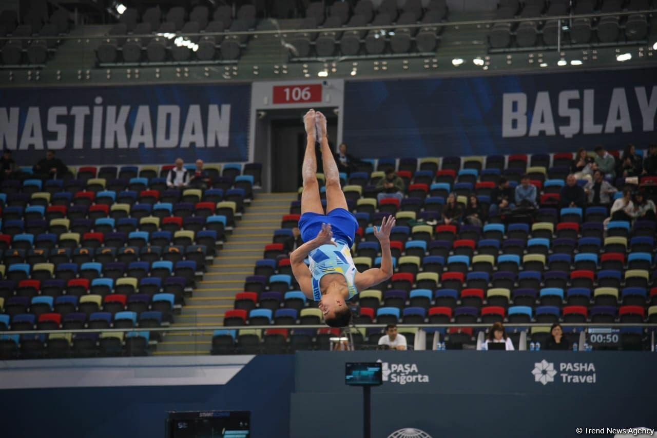 Гимнаст из Казахстана взял золото в вольных упражнениях на Кубке мира FIG в Баку