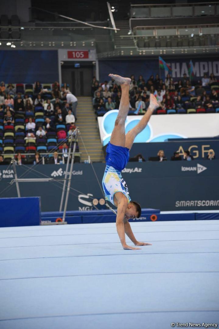 Гимнаст из Казахстана взял золото в вольных упражнениях на Кубке мира FIG в Баку