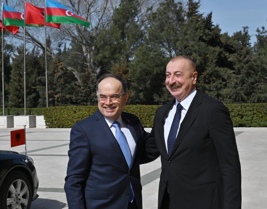 Президент Ильхам Алиев встретился с Президентом Албании Байрамом Бегаем