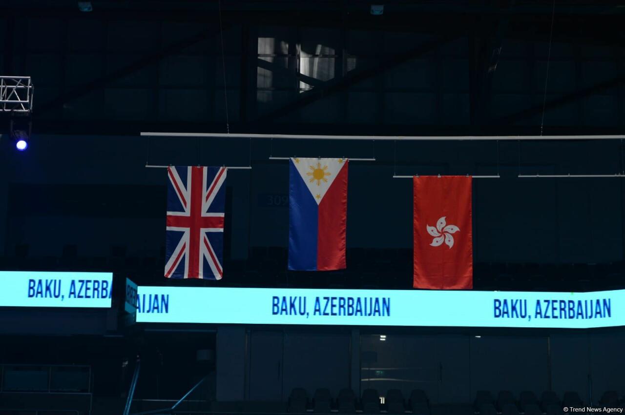 В Баку состоялась церемония награждения победителей Кубка мира FIG по спортивной гимнастике