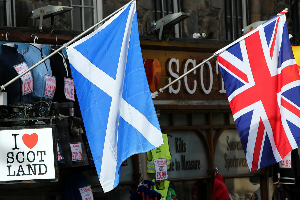 Большинство жителей Шотландии не поддерживают независимость от Великобритании