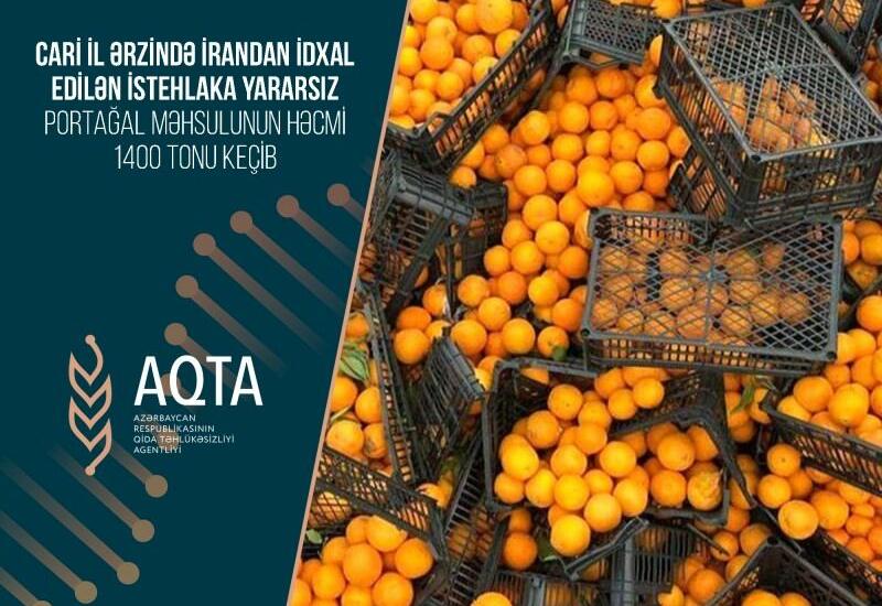 Назван объем импортированных из Ирана бракованных апельсинов