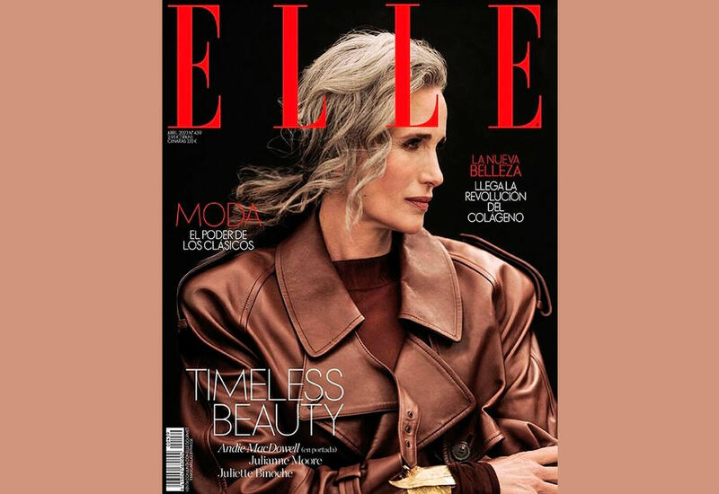 Энди Макдауэлл снялась для обложки испанского Elle
