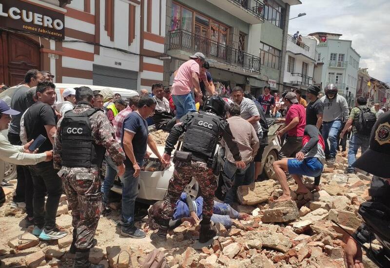 Сильное землетрясение в Эквадоре