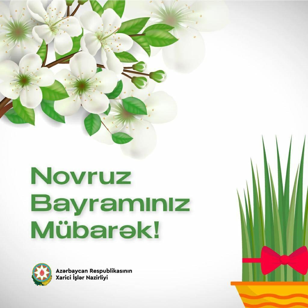 МИД Азербайджана поделился публикацией в связи с праздником Новруз