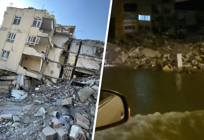 Улицы турецкого Искендеруна оказались под водой после землетрясения