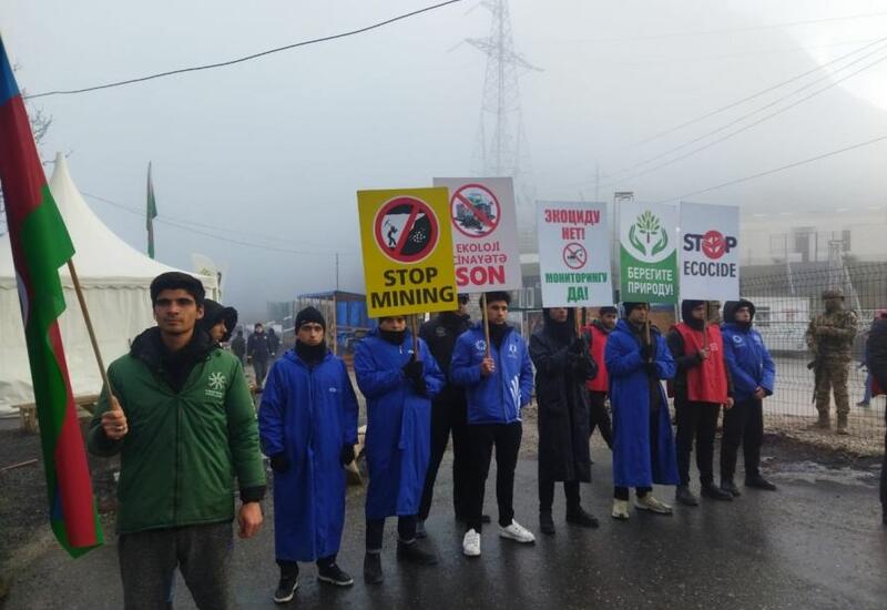 Мирная акция протеста на Лачинской дороге продолжается уже 100-й день