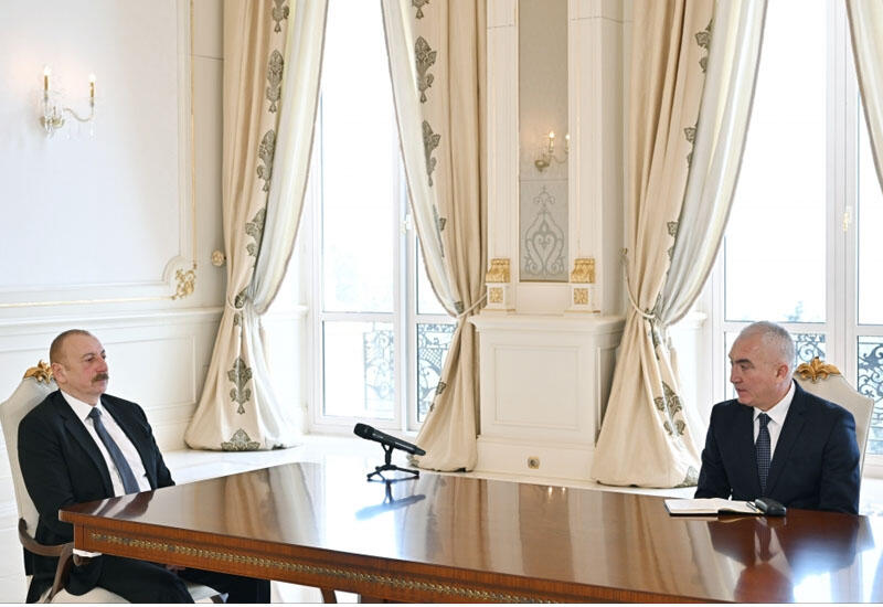 Президент Ильхам Алиев принял новоназначенного специального представителя в Лачинском районе