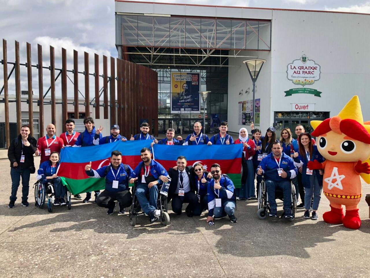 Представители Азербайджана впервые приняли участие в чемпионате абилимпийцев во Франции