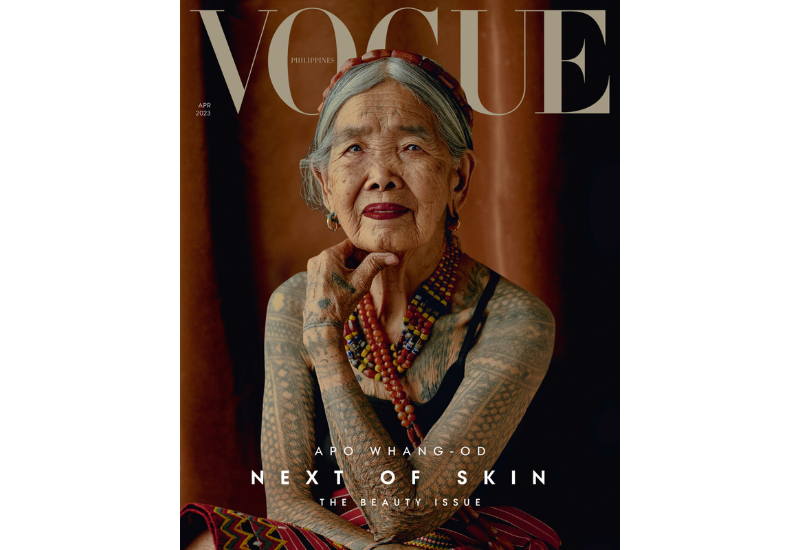 Самая старая татуировщица в мире попала на обложку Vogue