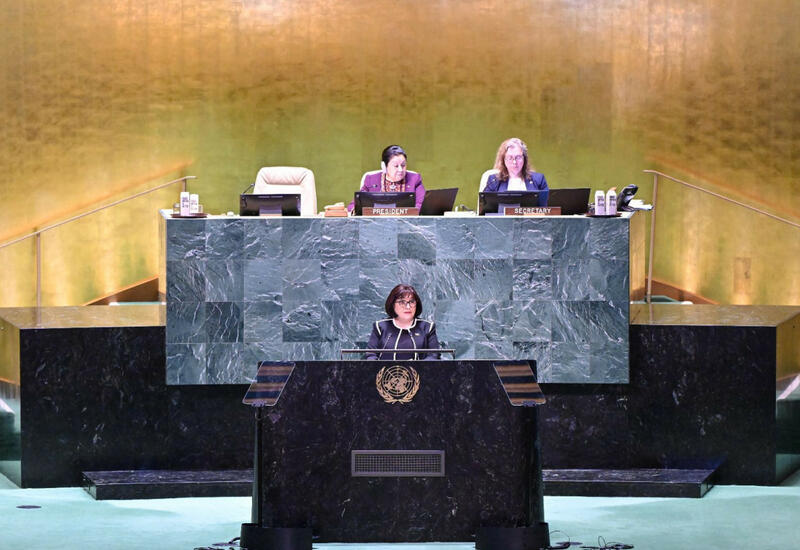 Сахиба Гафарова на заседании ООН рассказала об экотерроре Армении