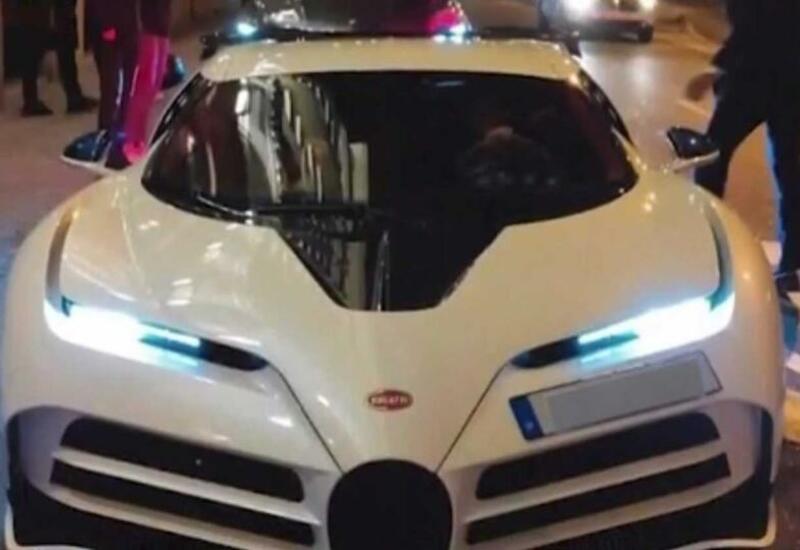 Роналду впервые показал эксклюзивной Bugatti