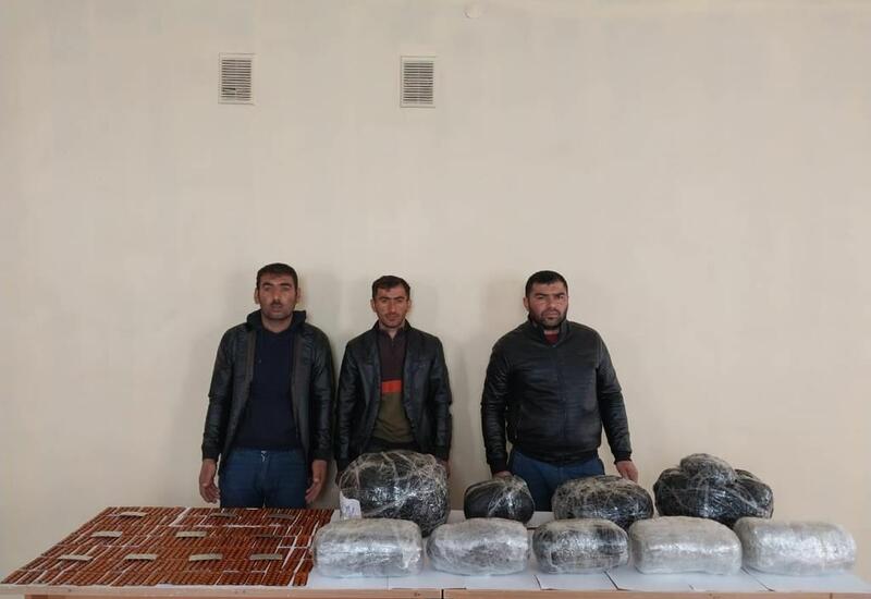 İrandan Azərbaycana 13 kq-dan çox narkotik keçirilməsinin qarşısı alınıb