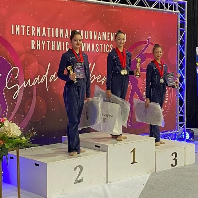 Azərbaycan gimnastları Sarayevoda beynəlxalq turnirdə 13 medal qazanıblar