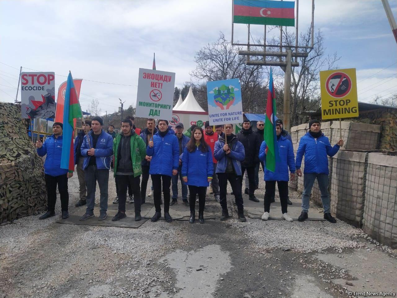 Акция протеста на дороге Лачин-Ханкенди продолжается 112-й день