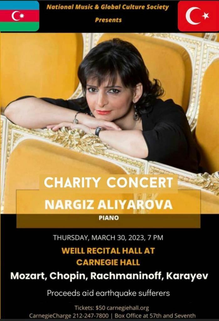 В Нью Йорке состоялся сольный концерт заслуженной артистки Азербайджана Наргиз Алияровой
