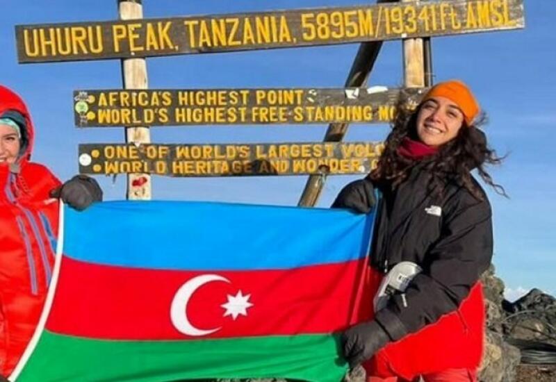 Азербайджанка покорила высочайшую точку Африки