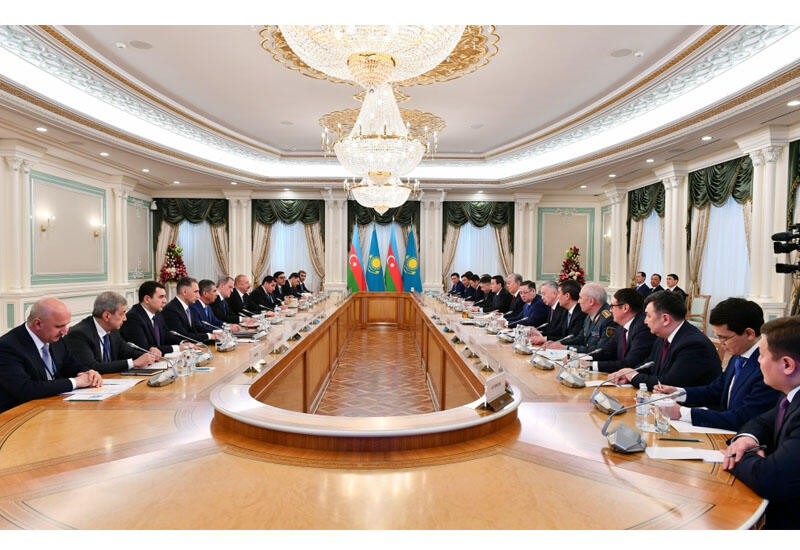 Президент Ильхам Алиев: Отношения между народами Азербайджана и Казахстана всегда были братскими