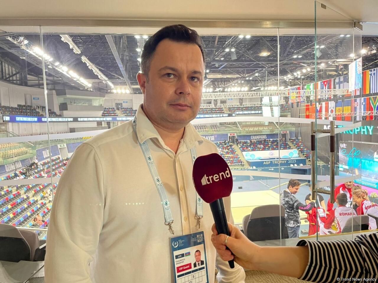 В Национальной арене гимнастики в Баку созданы великолепные условия для спортсменов