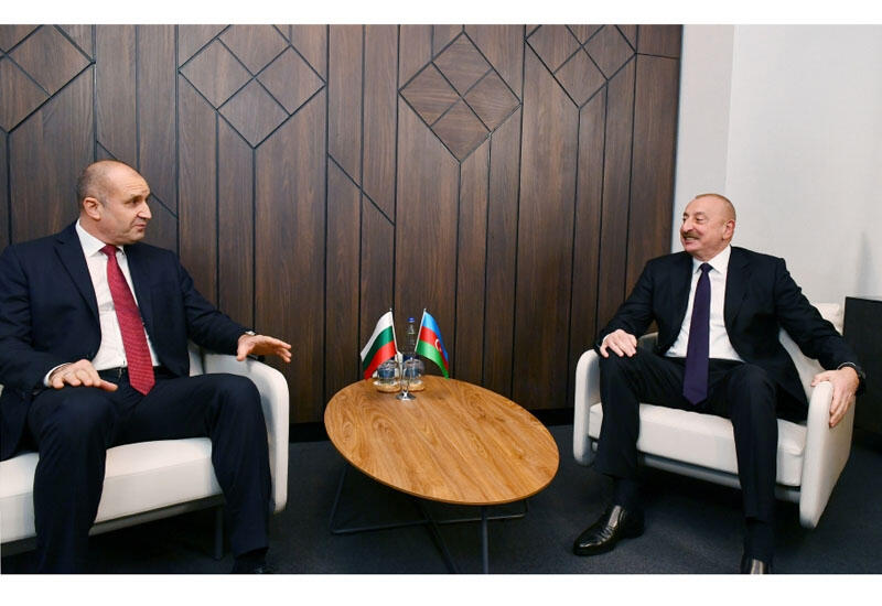 Состоялась встреча Президента Ильхама Алиева и Президента Болгарии Румена Радева один на один