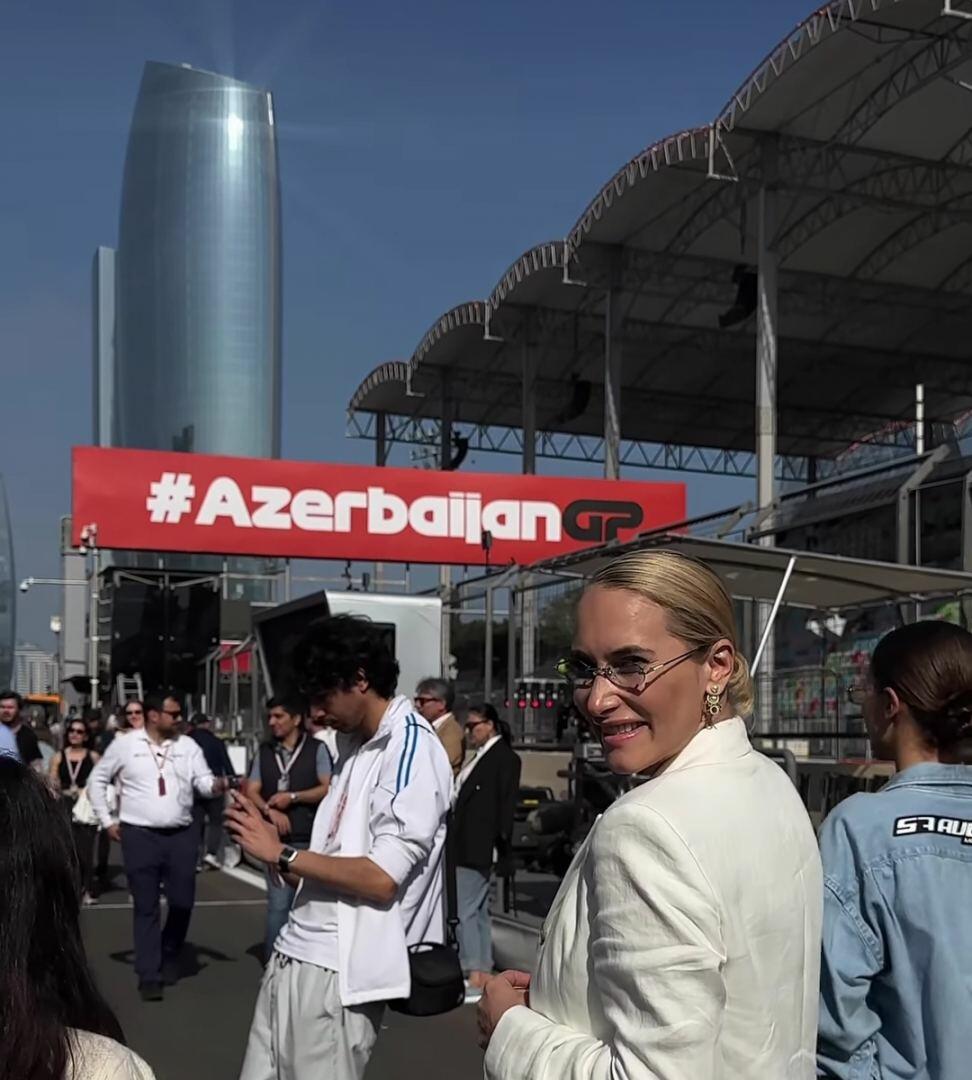 Российские знаменитости восхищены Гран-При Азербайджана "Формулы 1"