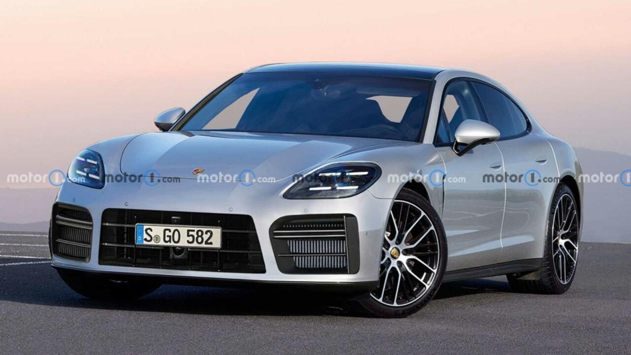 Porsche Panamera 2024 впервые показали внутри и снаружи ФОТО