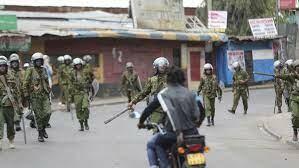 Протесты в столице Кении Найроби