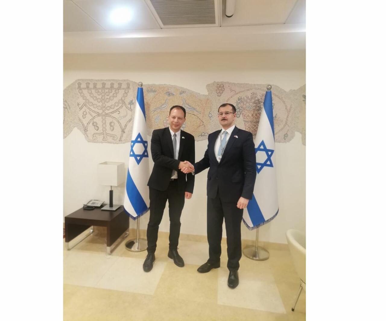 Посол Азербайджана в Израиле встретился с председателем парламентской группы дружбы Израиль-Азербайджан