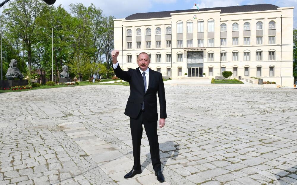 Президент Ильхам Алиев выступил с обращением