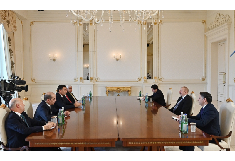 Президент Ильхам Алиев принял Председателя Палаты представителей Иордании