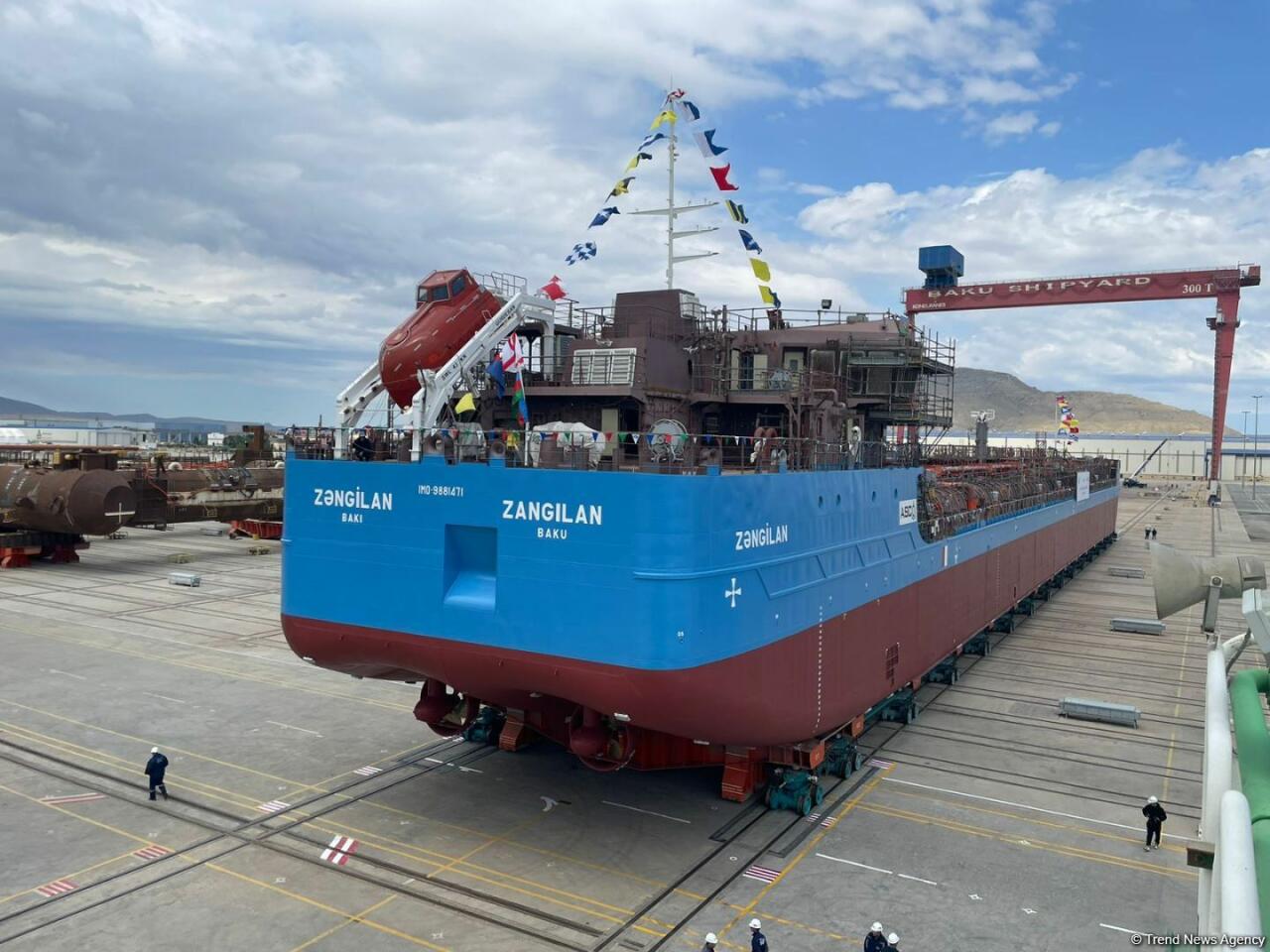 Азербайджан укрепил морскую промышленность, спустив на воду танкер "Зангилан"