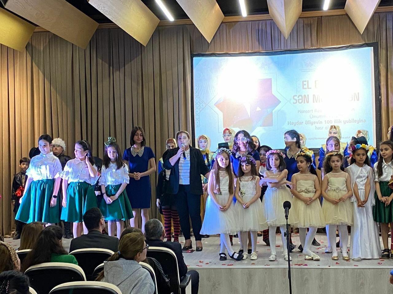 Детская филармония выступила с концертом в честь 100-летия великого лидера Гейдара Алиева