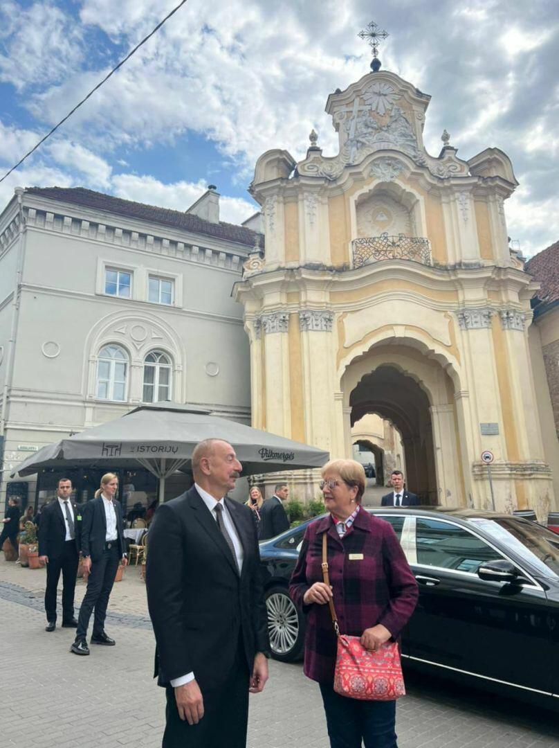 Первый вице-президент Мехрибан Алиева поделилась кадрами из поездки с Президентом Ильхамом Алиевым в Литву