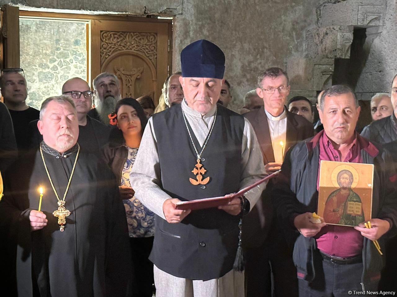 Представители христианской и еврейской общин Азербайджана посетили монастырский комплекс Худавенг