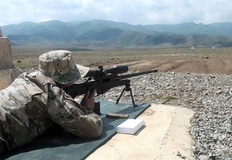 Азербайджанские снайперы повышают уровень подготовки