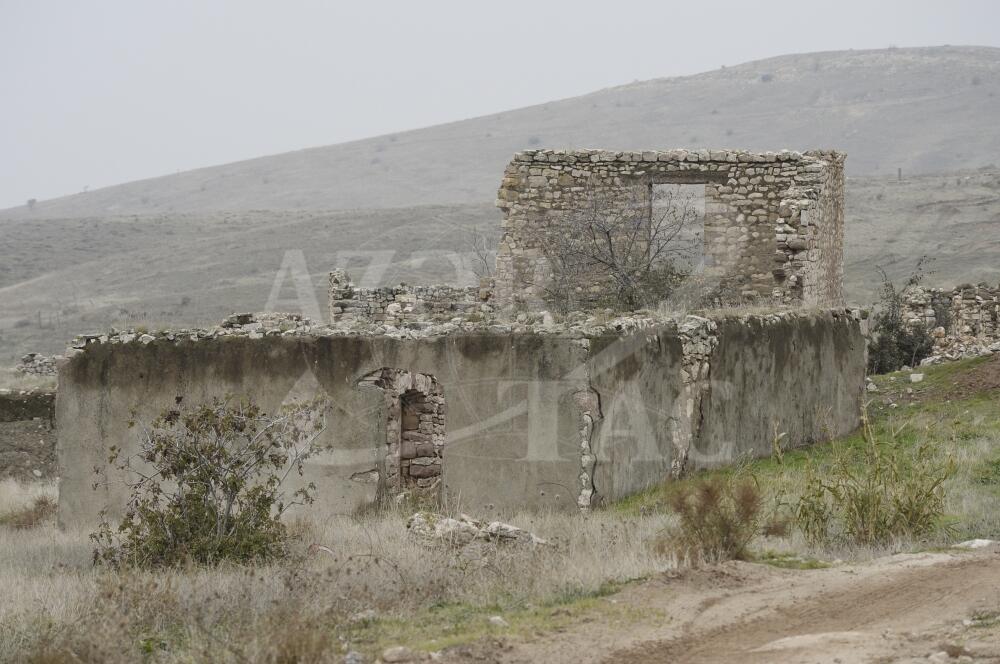 Разрушенное село Даш Вейсялли Джебраильского района