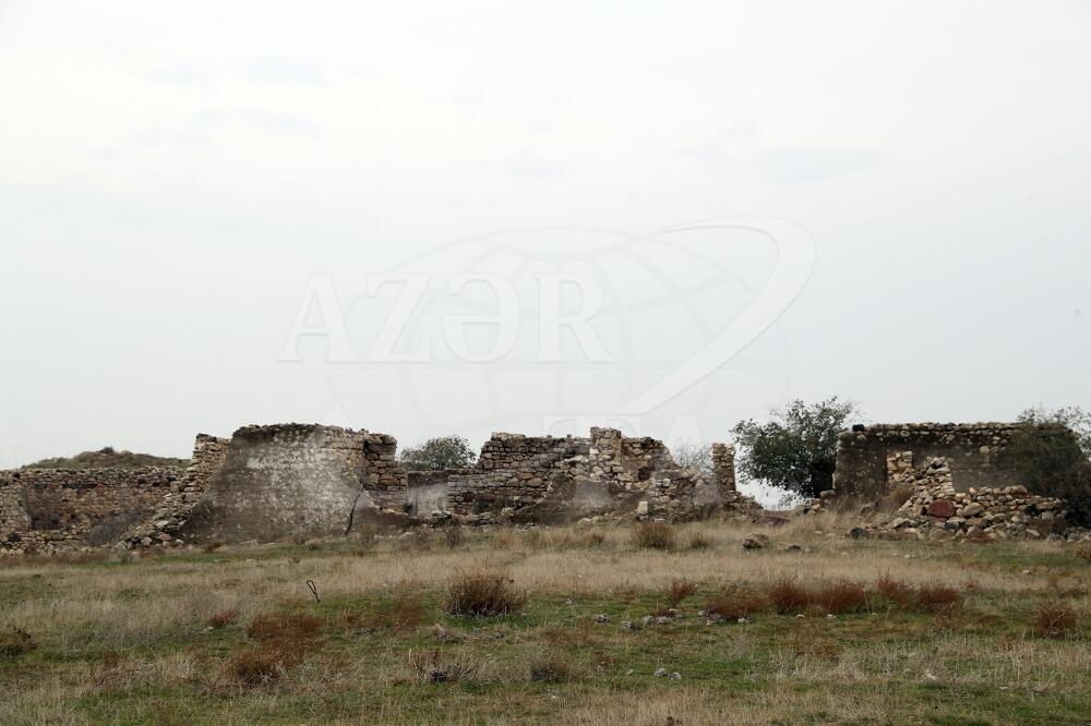Разрушенное село Даш Вейсялли Джебраильского района