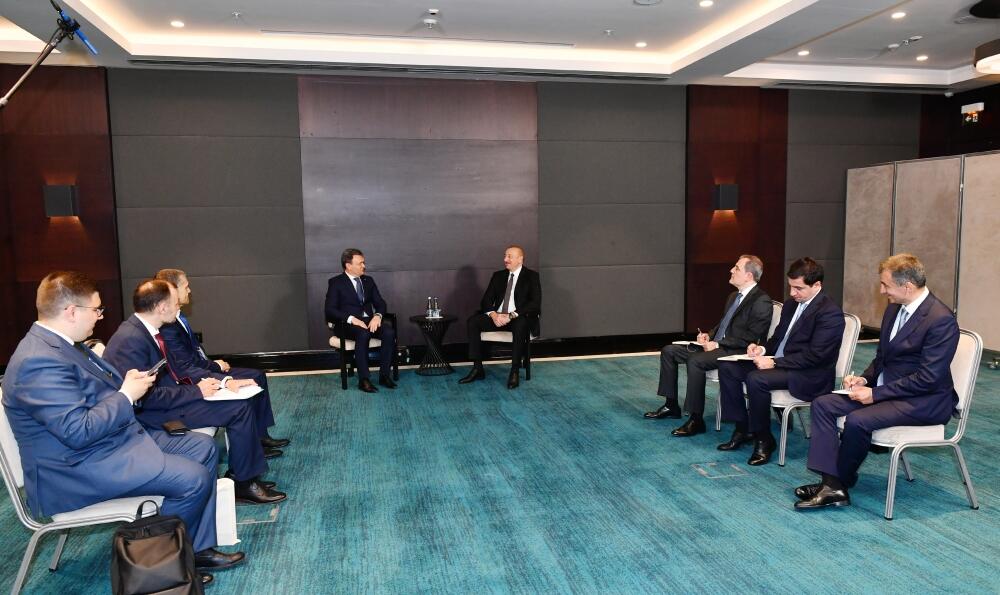 Президент Азербайджана Ильхам Алиев встретился в Кишинэу с премьер-министром Молдовы