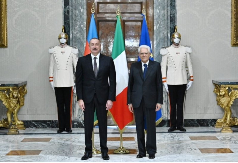 Президент Ильхам Алиев: Сегодняшний уровень азербайджано-итальянских отношений вызывает удовлетворение