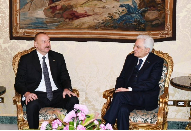 Президент Ильхам Алиев: Мы придаем особое значение расширению связей с Италией - дружественной страной и надежным стратегическим партнером
