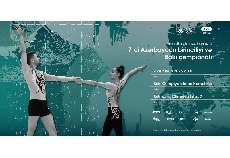 Проходит заключительный день 7-го первенства Азербайджана и чемпионата Баку по аэробной гимнастике