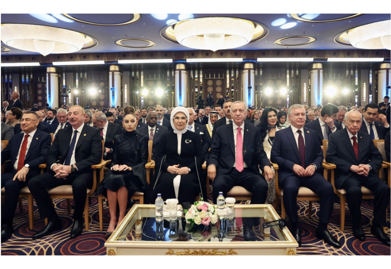 President Ilham Aliyev and First Lady Mehriban Aliyeva participated in ...