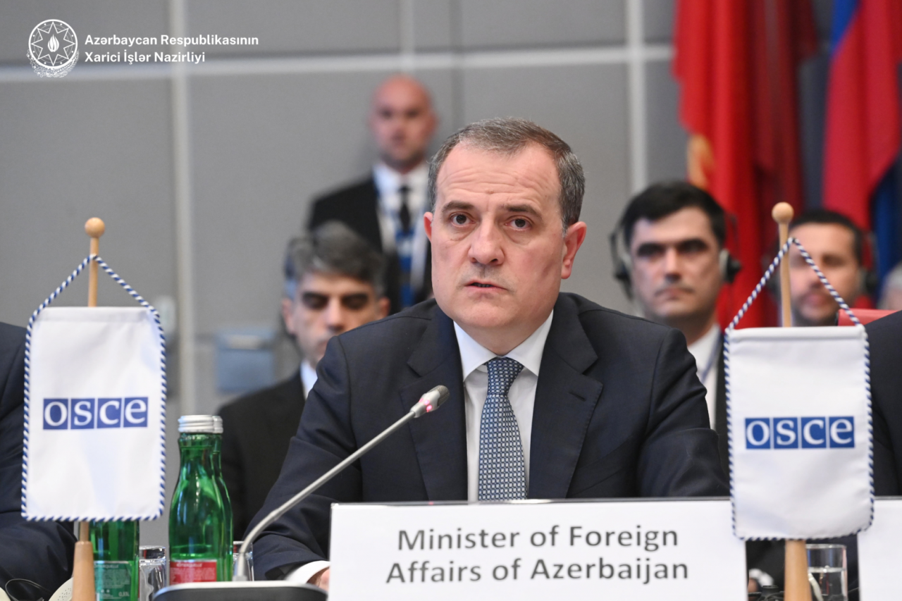 Глава МИД Азербайджана выступил на спецзаседании Постоянного совета ОБСЕ