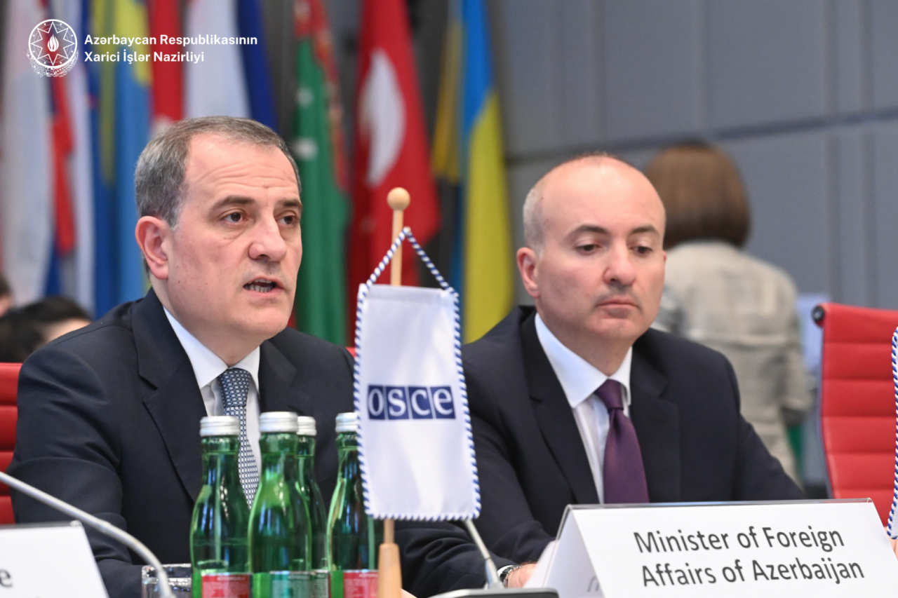 Глава МИД Азербайджана выступил на спецзаседании Постоянного совета ОБСЕ