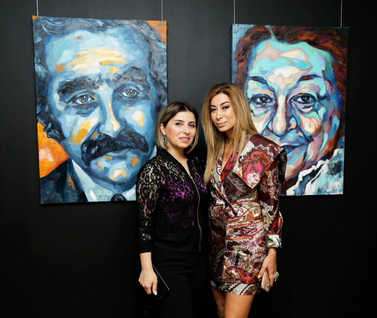 В Баку открылась выставка портретов "İz"