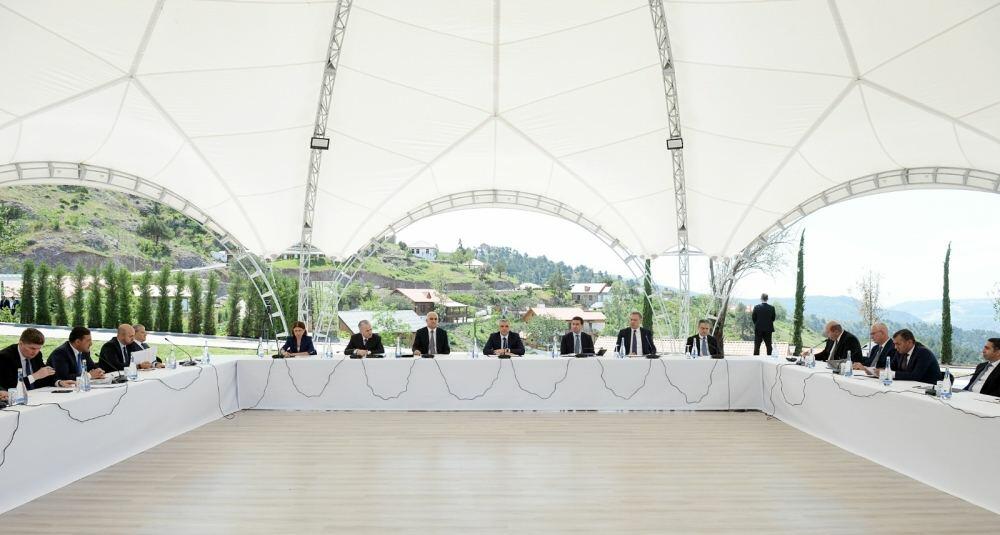 Под председательством руководителя Администрации Президента в Лачине прошло заседание Координационного штаба